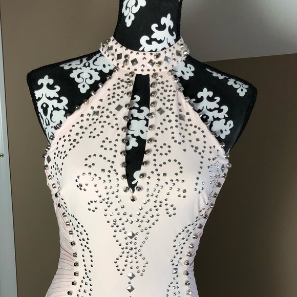 Pink/Silver Jovani Formal Gown - Picture 5 of 6